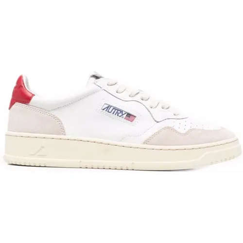 Low-Top Panelled Sneakers , male, Sizes: 7 UK - Autry - Modalova