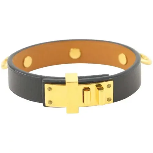 Pre-owned Leather bracelets , female, Sizes: ONE SIZE - Hermès Vintage - Modalova