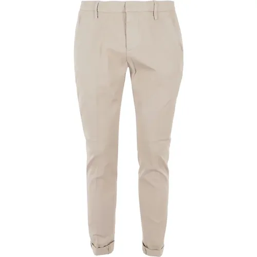 Men's Clothing Trousers Nude & Neutrals Ss23 , male, Sizes: W35 - Dondup - Modalova