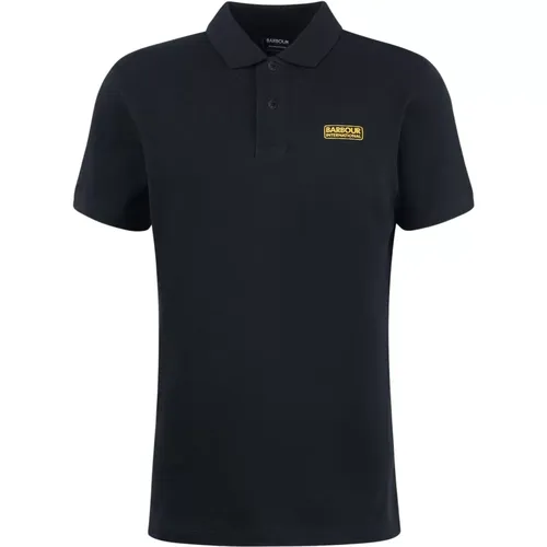 Essential Polo Kurzarm Baumwolle Abzeichen , Herren, Größe: S - Barbour - Modalova