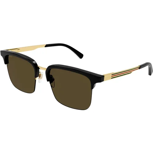 Black/ Sunglasses Gg1226S , male, Sizes: 53 MM - Gucci - Modalova