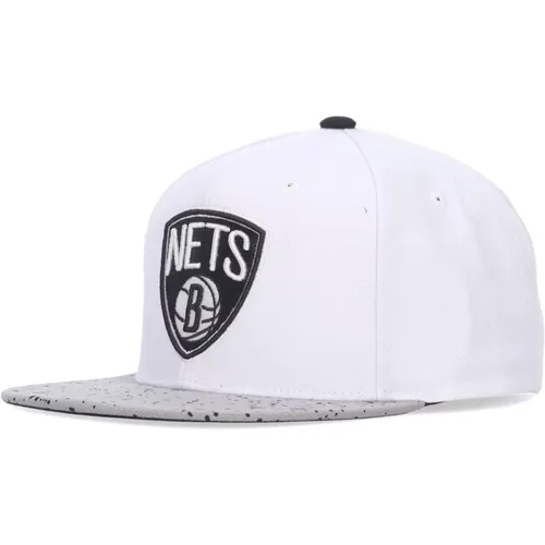 NBA Brooklyn Nets Snapback Cap , male, Sizes: ONE SIZE - Mitchell & Ness - Modalova