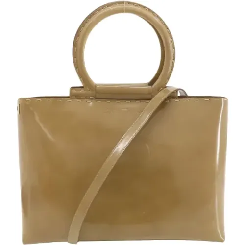 Pre-owned Leather handbags , female, Sizes: ONE SIZE - Salvatore Ferragamo Pre-owned - Modalova