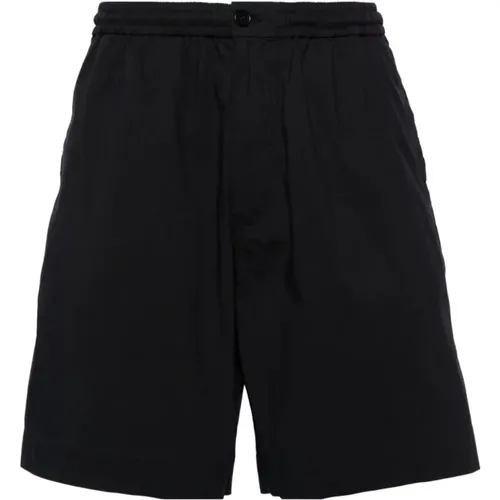 Navy Summer Shorts for Men , male, Sizes: L, M, S, XL - Aspesi - Modalova