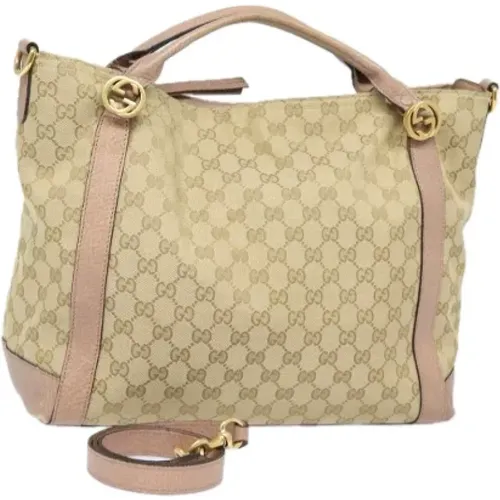 Pre-owned Canvas handbags , female, Sizes: ONE SIZE - Gucci Vintage - Modalova