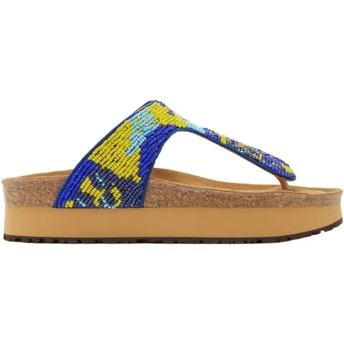 Infrabijoux® Bestickte Flip-Flops , Damen, Größe: 39 EU - MALIPARMI - Modalova