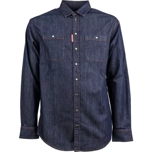 Denim Shirt , male, Sizes: XL - Dsquared2 - Modalova