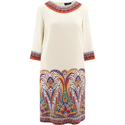 Iconic Print Viscose Dress , female, Sizes: M, L - ETRO - Modalova