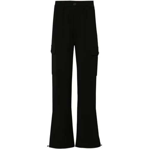Cargo Trousers with Elastic Waist , female, Sizes: M, XL, L - Twinset - Modalova