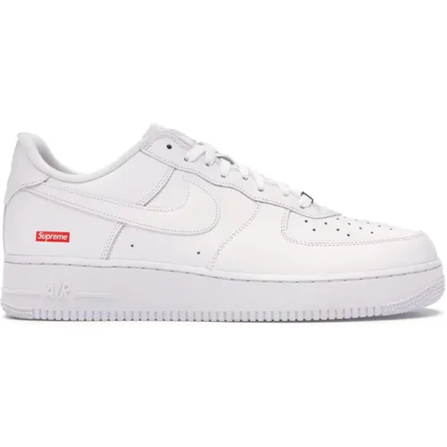 Supreme Weiße Air Force 1 Low , Herren, Größe: 46 EU - Nike - Modalova