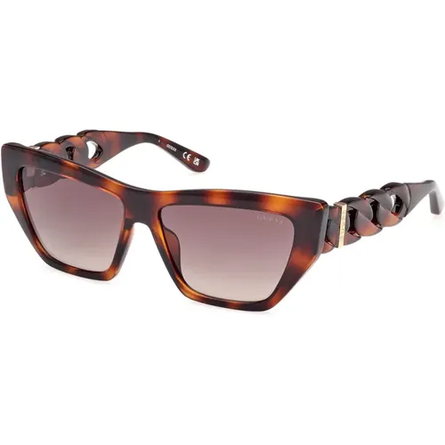 Stylish Sunglasses with Gradient Lenses , female, Sizes: 56 MM - Guess - Modalova