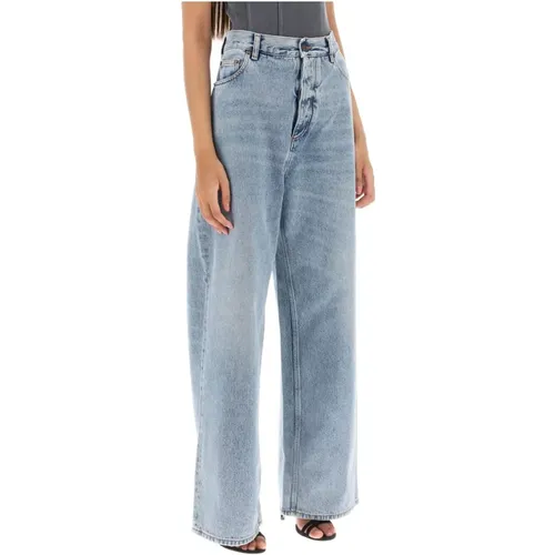 Wide Jeans , Damen, Größe: W27 - Darkpark - Modalova