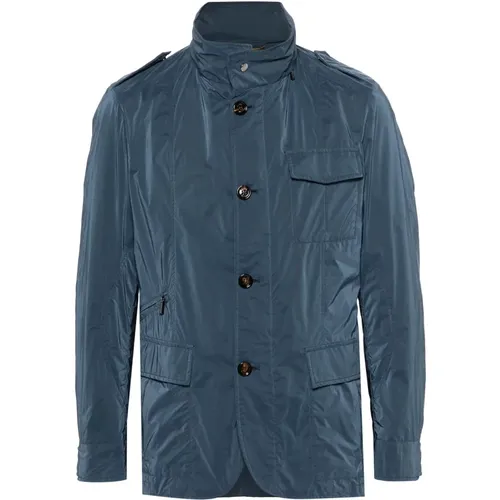 Porto-OS' lightweight hooded jacket , male, Sizes: XL, 3XL, M, L - Moorer - Modalova