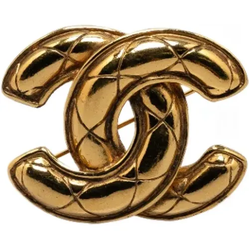 Pre-owned Metal brooches , female, Sizes: ONE SIZE - Chanel Vintage - Modalova