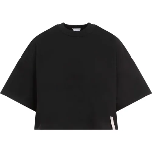 Schwarze T-Shirts & Polos für Frauen , Damen, Größe: S - Bottega Veneta - Modalova