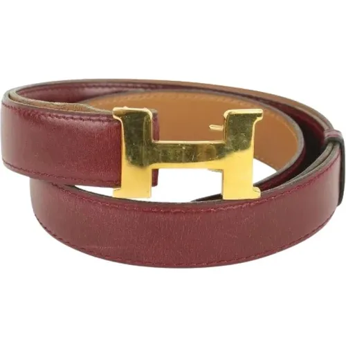 Pre-owned Leather belts , female, Sizes: ONE SIZE - Hermès Vintage - Modalova