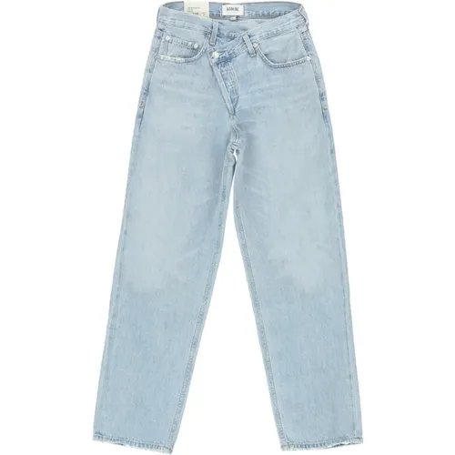 Criss Cross Upsized Jean, Trendy Style , Damen, Größe: W25 - Agolde - Modalova