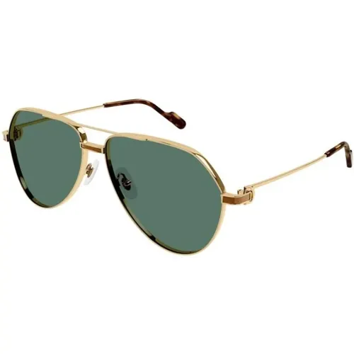 Stylische Sonnenbrille mit Indeterminado Rahmen - Cartier - Modalova
