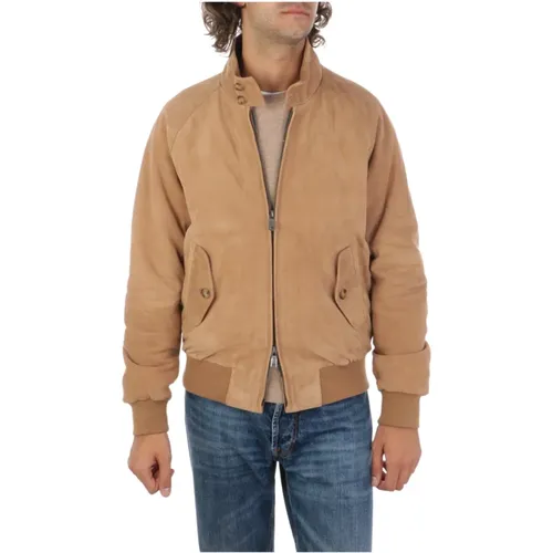 Suede G9 Jacket , male, Sizes: 2XS, 4XS - Baracuta - Modalova