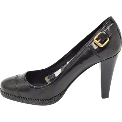 Pre-owned Leather heels , female, Sizes: 5 UK - Burberry Vintage - Modalova