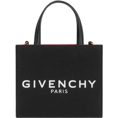 Schwarze G-Tote Mini Tote Tasche - Givenchy - Modalova