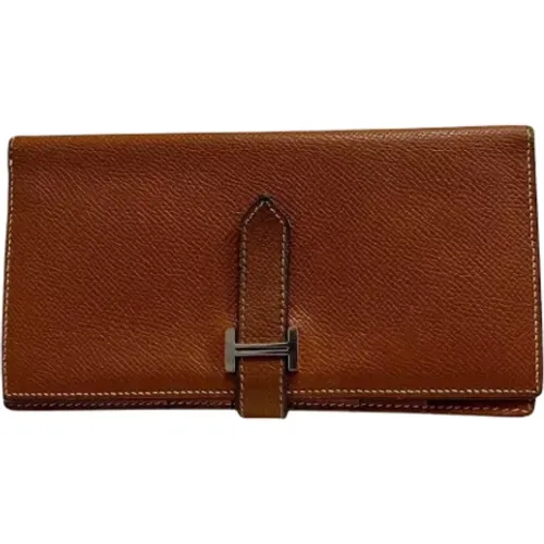 Pre-owned Leather wallets , female, Sizes: ONE SIZE - Hermès Vintage - Modalova