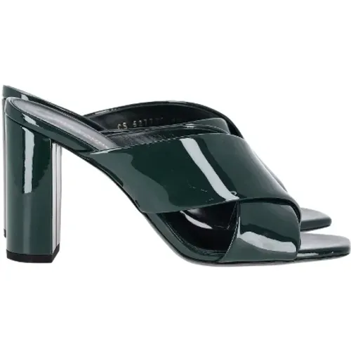 Pre-owned Leder sandals , Damen, Größe: 38 1/2 EU - Yves Saint Laurent Vintage - Modalova
