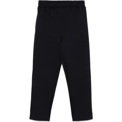 Elasticated Waistband Trousers Midnight Blue , male, Sizes: L - Peuterey - Modalova