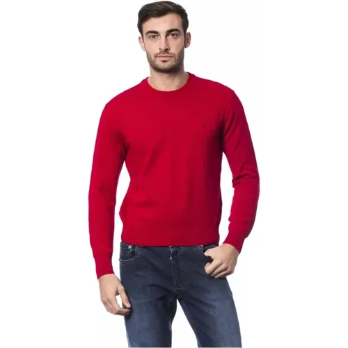 Luxuriöser Bestickter Crew Neck Sweater , Herren, Größe: L - Billionaire - Modalova