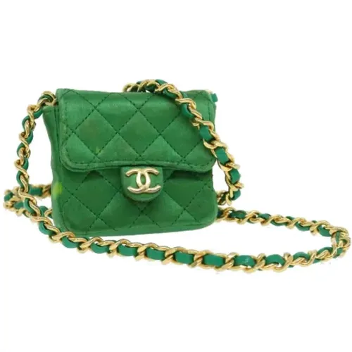 Pre-owned Satin chanel-bags , female, Sizes: ONE SIZE - Chanel Vintage - Modalova