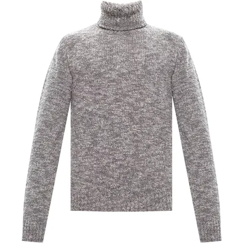 Mens Wool Sweater , male, Sizes: L - Dolce & Gabbana - Modalova