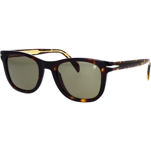 Zeitlose britische Stil Sonnenbrille , unisex, Größe: 50 MM - Eyewear by David Beckham - Modalova