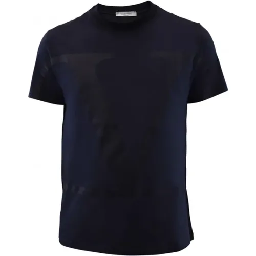 Blaues V-Logo T-Shirt - Valentino Garavani - Modalova