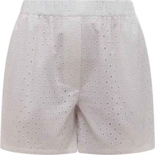 Comfortable Embroidered Cotton Shorts , female, Sizes: M - Kenzo - Modalova