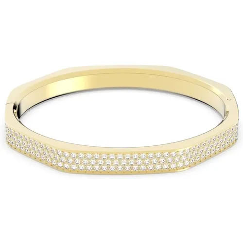 Oktagon Weiß Gold Armband - Swarovski - Modalova