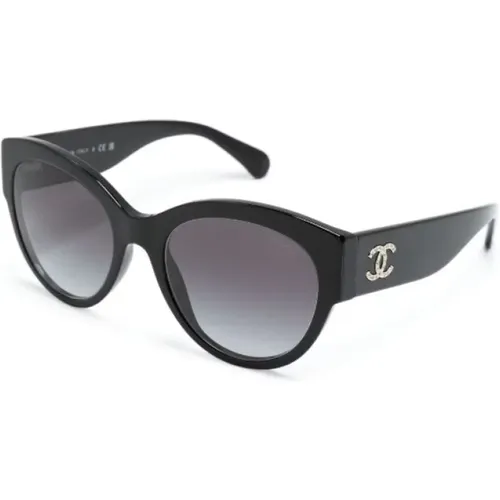 Ch5498B C622S6 Sunglasses , female, Sizes: 54 MM - Chanel - Modalova