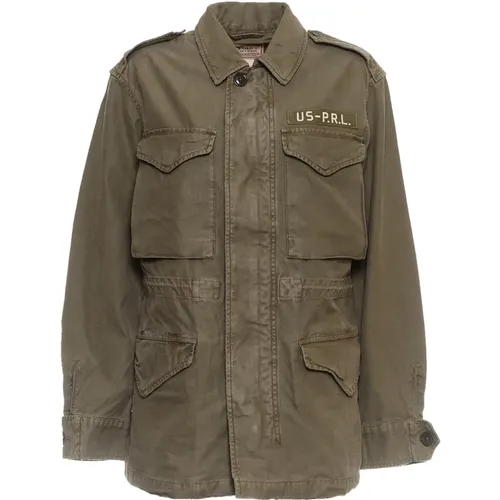 Women's Clothing Jackets & Coats Olive Military Ss24 , female, Sizes: XS - Ralph Lauren - Modalova