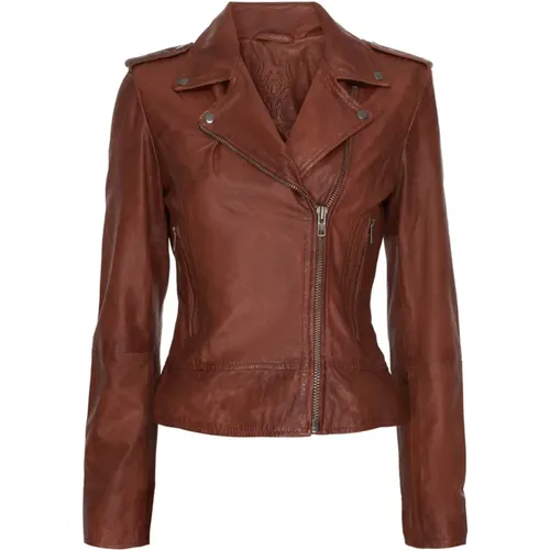 Biker Jacket , female, Sizes: S, XS, 3XL, 2XL, L, XL, M - Notyz - Modalova