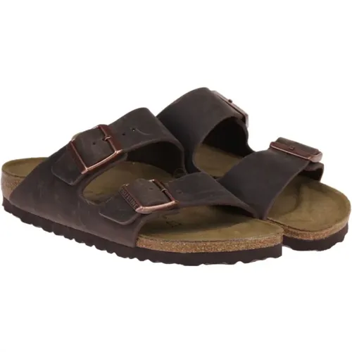 Habana Leather Slipper , male, Sizes: 5 UK - Birkenstock - Modalova