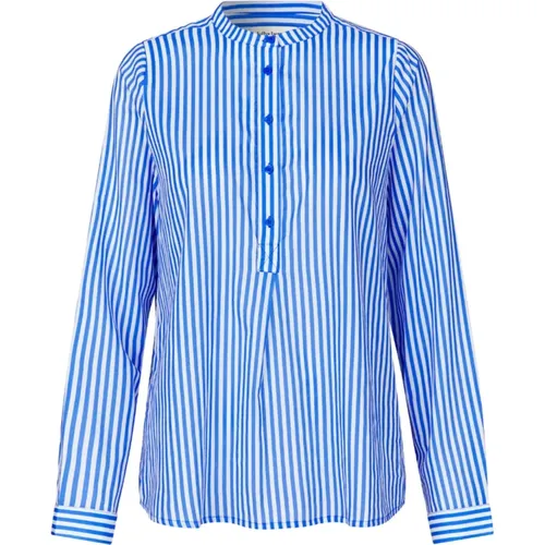 Luxll Bluse mit Langen Ärmeln und Mandarin-Kragen , Damen, Größe: XS - Lollys Laundry - Modalova