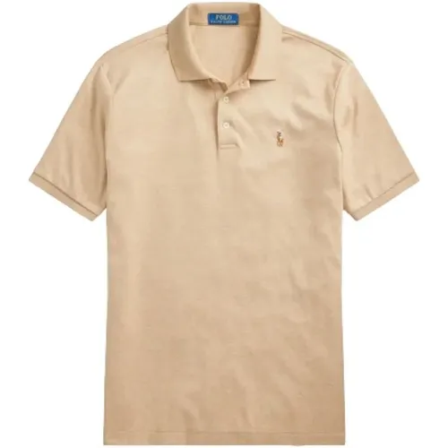 Slim Fit Baumwoll Polo Shirt , Herren, Größe: S - Polo Ralph Lauren - Modalova