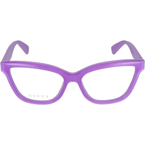 Brille GG1589O,Lila Optische Brille Stilvoll und vielseitig,Braun/Havanna Optische Brille,Klassische Schwarze Optische Brille - Gucci - Modalova