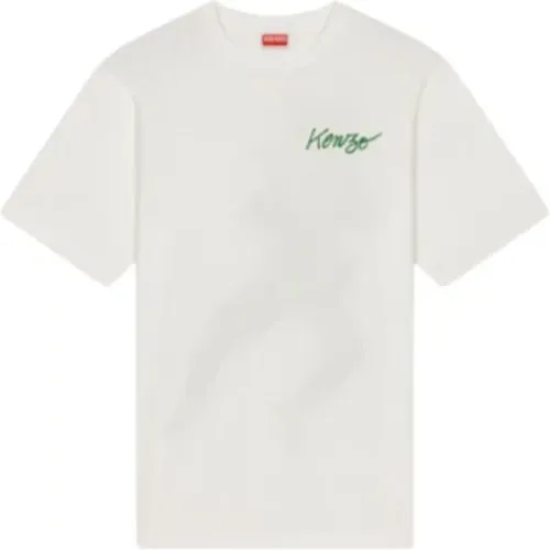 LE T-Shirt MIT Love Logo DOS Kenzo - Kenzo - Modalova