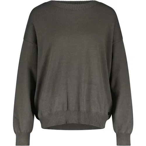 Zeitloser U-Boot-Ausschnitt Strickpullover für Frauen , Damen, Größe: XS - Replay - Modalova