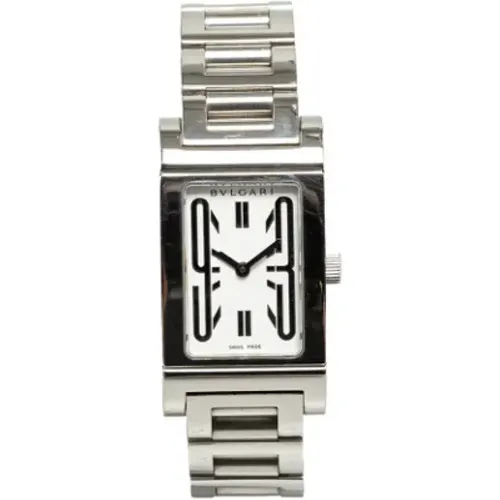 Pre-owned Stainless Steel watches , female, Sizes: ONE SIZE - Bvlgari Vintage - Modalova