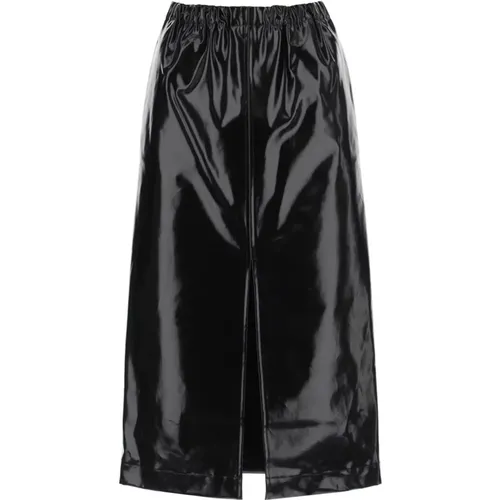 Gefalteter Mini Rock , Damen, Größe: 2XS - Maison Margiela - Modalova