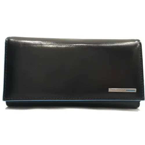 Wallet Blue Square Collection , female, Sizes: ONE SIZE - Piquadro - Modalova