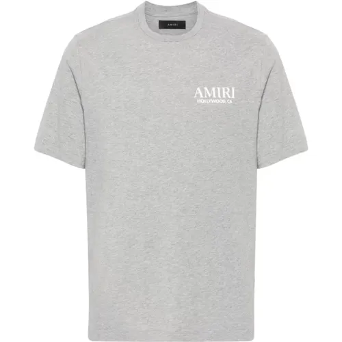 Graues T-Shirt mit Signaturknochen , Herren, Größe: M - Amiri - Modalova