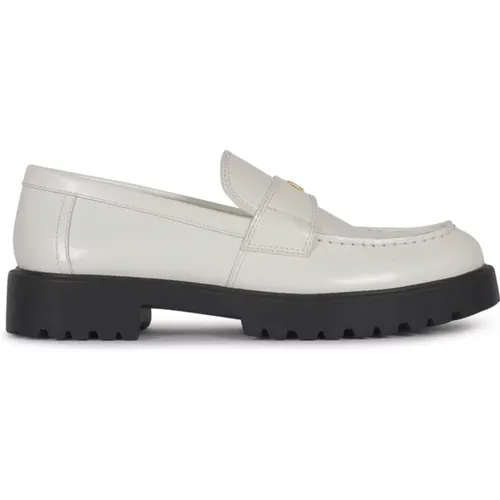 Klassischer Lug Loafer Flache Schuhe , Damen, Größe: 37 EU - TORY BURCH - Modalova