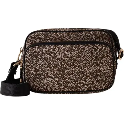 Camera Case X11 OP Naturale/Nero , female, Sizes: ONE SIZE - Borbonese - Modalova